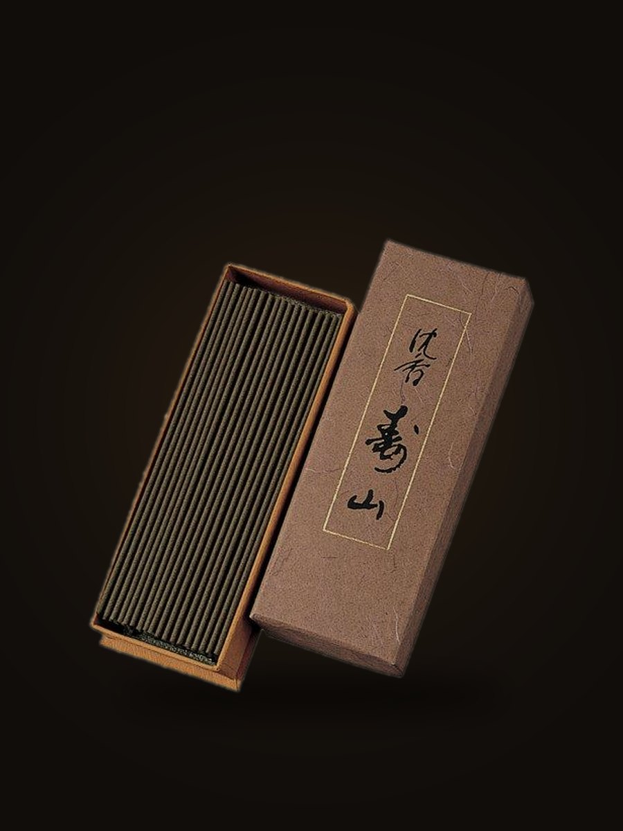 Jinko Jusan premium aloeswood incense, 50g in a traditional box